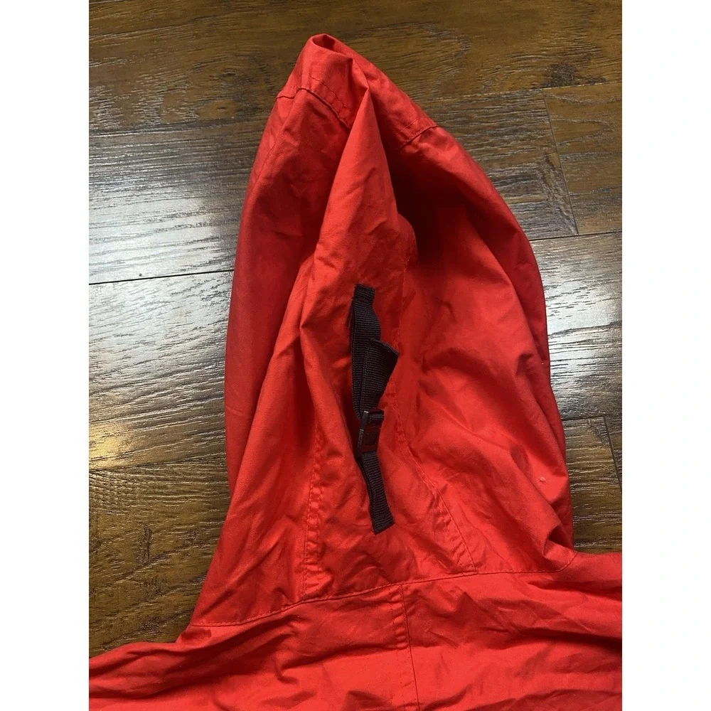 Vintage Marlboro Adventure Team Jacket Mens Large Red Nylon Hooded Parka 90s